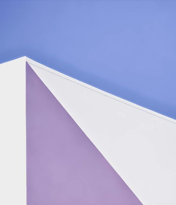 Abstract geometric composition representing calm and structured routine